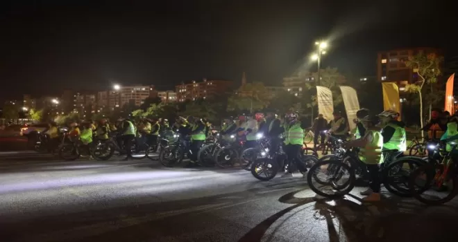 Konya’da Pazartesi akşamları pedallar dönüyor