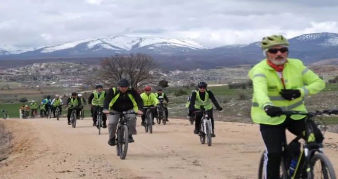 Konya’da pedallar tarih ve doğaya çevrildi