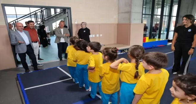 Konya Karatay’da başkanlarda Sporcu Merkezi’ne ziyaret