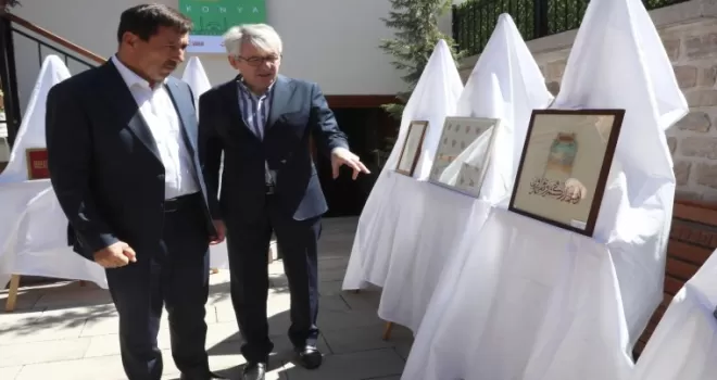 Konya Karatay’da Türk sanatları sergisi açıldı