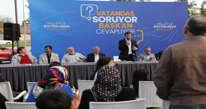 Konya Karatay’da vatandaş sordu, başkan cevapladı