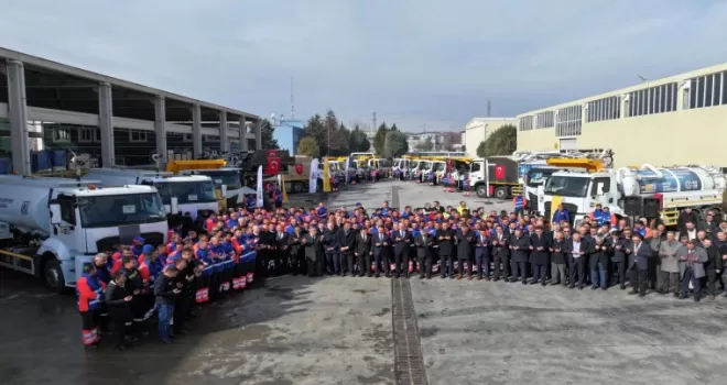 Konya KOSKİ’nin filosuna 19 yeni araç takviyesi