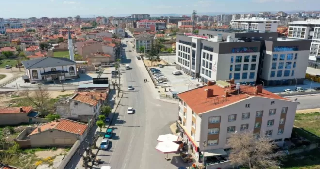 Konya Meram’da yol genişletme çalışmalarına devam