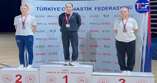 Konya’nın cimnastikteki gururu Liva Nur Yalçın Türkiye Şampiyonu