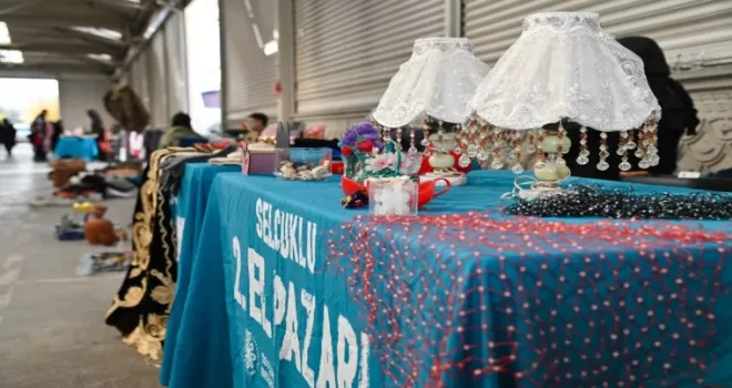 Konya Selçuklu’da 2. El Pazarı’na yoğun ilgi