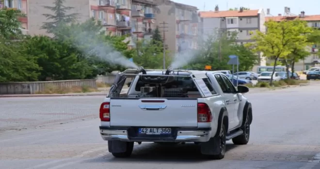Konya Selçuklu’da ilaçlama çalışmaları sürüyor