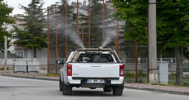 Konya Selçuklu’da ilaçlama çalışmaları