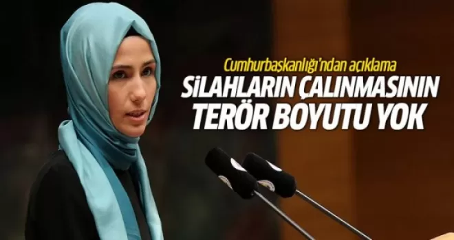Korumaların silahlarının çalınmasının terör boyutu yok