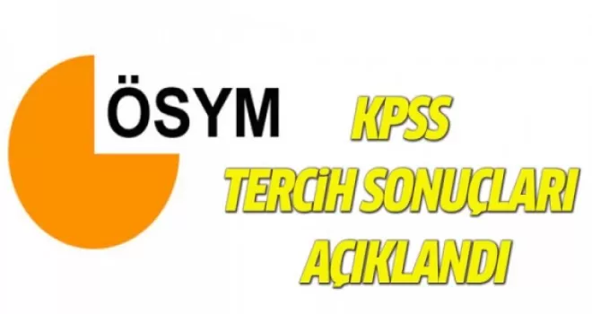 KPSS-2016/2 KPSS tercih sonuçları açıklandı