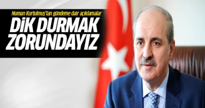 Kurtulmuş: Terörle mücadeleyi millet kazanacak