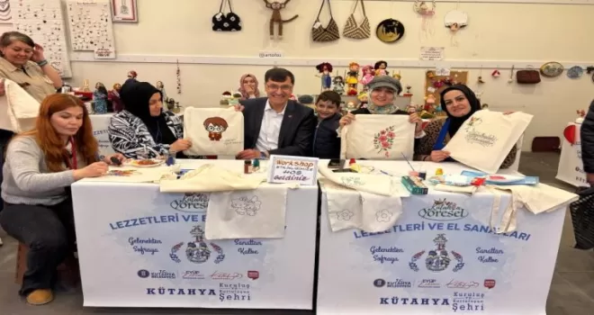 Kütahya’da Başkan Kahveci’den yöresel değerlere destek