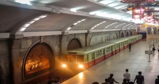 Kuzey Kore'nin gizemli tüneli ilk kez görüntülendi