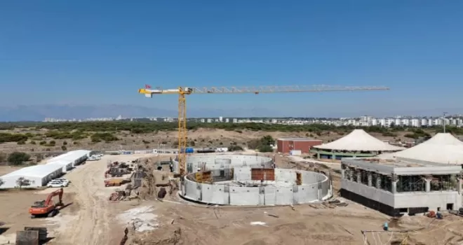 Lara Atıksu Arıtma Tesisi’nde çalışmalar tam gaz