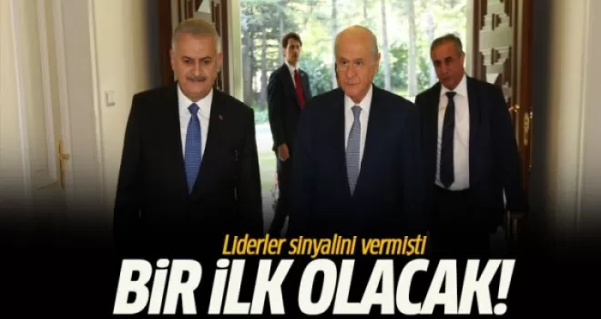 Liderler sinyal vermişti bu bir ilk olacak!
