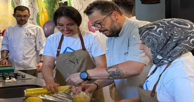 LÖSEV’den gençlere makarna yapım atölyesi