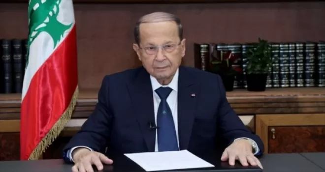 Lübnan Cumhurbaşkanı Avn: BM'nin kararları kağıt üzerinde kalıyor