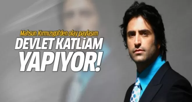 Mahsun Kırmızıgül'den olay paylaşım: Devlet katlediyor