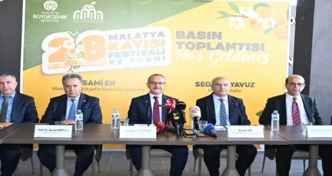 Malatya Kayısı Festivali ve Fuarı’nın 28’incisi düzenlenecek