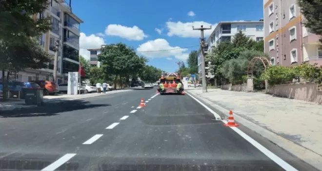Malkara’da üç cadde yeni yüzüne kavuştu