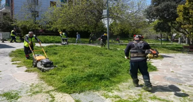 Maltepe’nin parklarında yaz hazırlığı