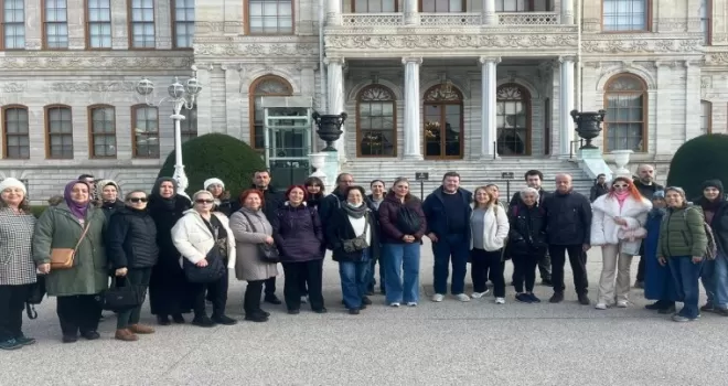 Maltepeliler, Dolmabahçe Sarayı’nı ziyaret etti