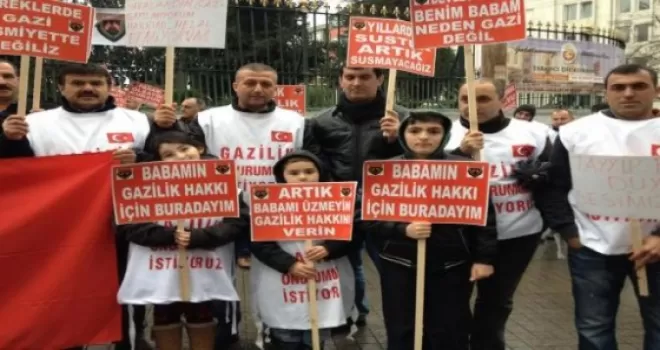 Malul Sayılmayan Gaziler Haklarını İstiyor!