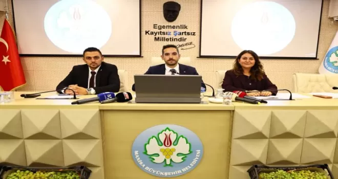 Manisa Büyükşehir Meclisi’nde Ekim oturumu gerçekleşti