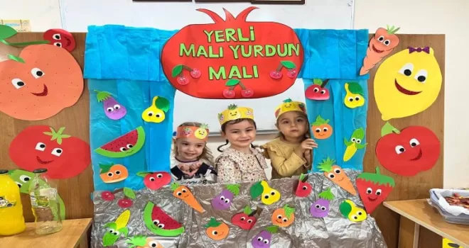 Manisa Büyükşehirli minikler ’Yerli Malı Haftası’nı kutladı
