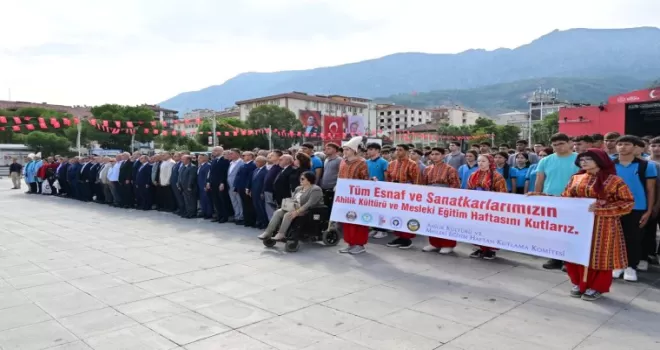 Manisa’da Ahilik Kültürü ve Mesleki Eğitim Haftası kutlanıyor