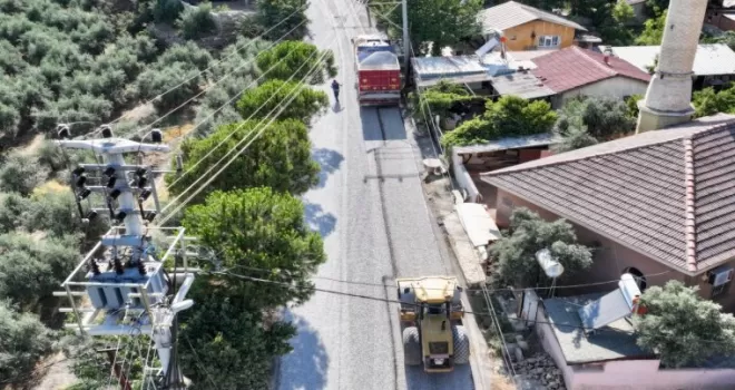 Manisa’da Alaşehir’de yol konforunu artırıyor