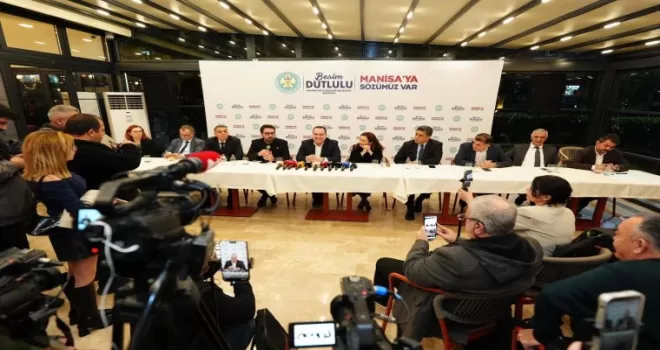 Manisa’da Başkan Dutlulu gazetecilerle buluştu