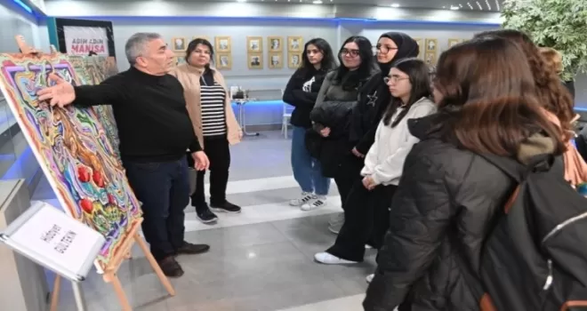 Manisa’da “Fırça İzleri” sanatseverlerle buluştu