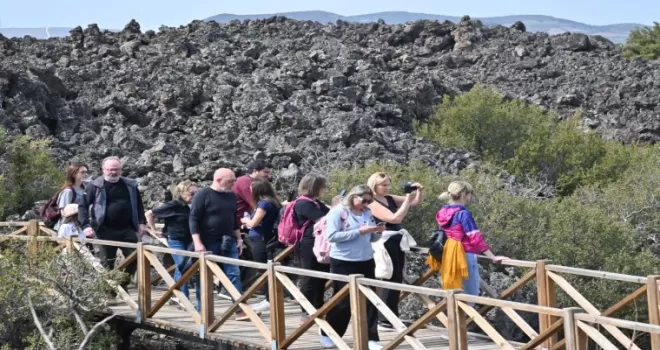 Manisa’da Jeopark Avrupa’dan akademisyenleri ağırladı