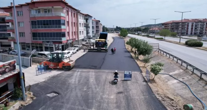 Manisa Kula’da sıcak asfalt tamamlandı