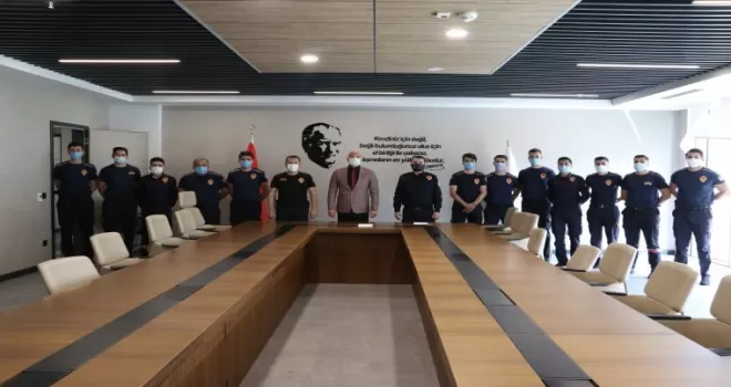 Manisa'nın yeni Ateş Savaşçıları göreve başladı