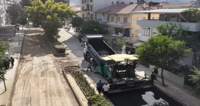 Manisa Salihli’de o cadde ’Ferah’a kavuşuyor