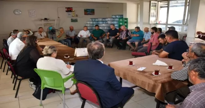 Manisa Yuntdağı’nda üreticinin sorunları dinlendi