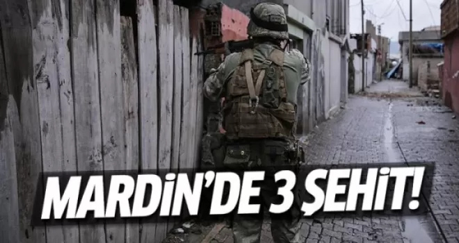Mardin'de 3 asker şehit oldu