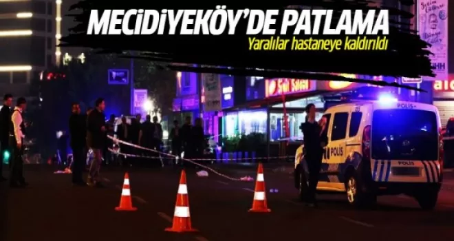 Mecidiyeköy'de patlama