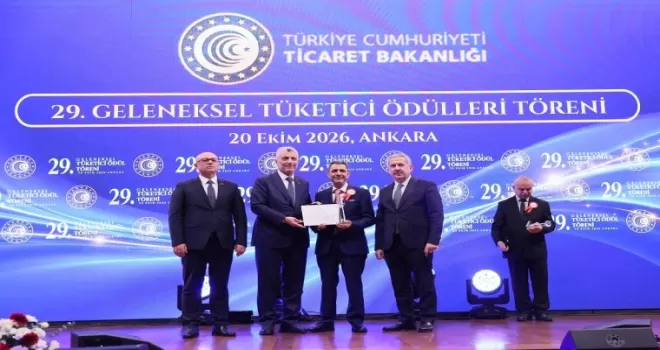 Mehmet Çetinkaya’ya anlamlı ödül