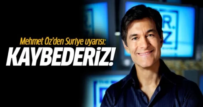 Mehmet Öz'den Suriye Uyarısı! Kaybetmiş Oluruz