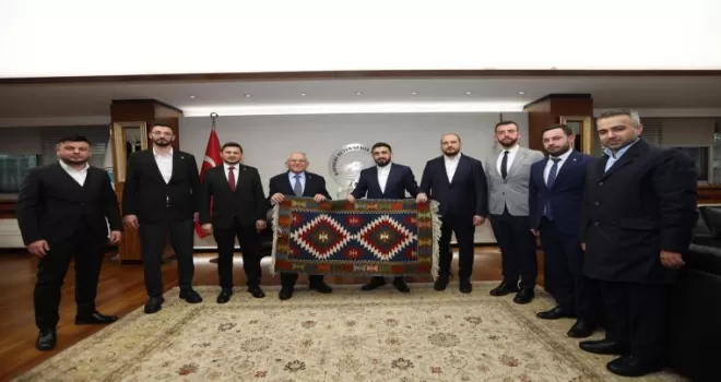 Memduh Büyükkılıç TÜGVA Genel Başkanı’nı ağırladı