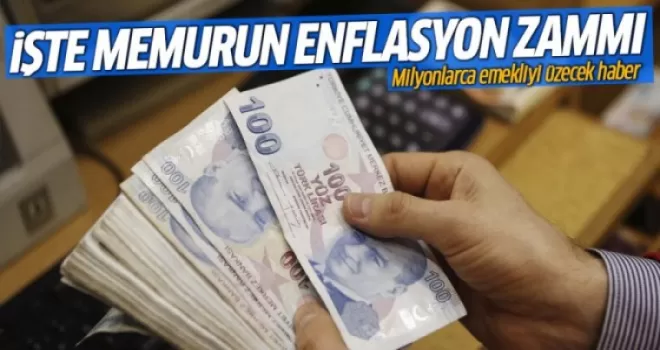 Memura enflasyon zammı belil oldu