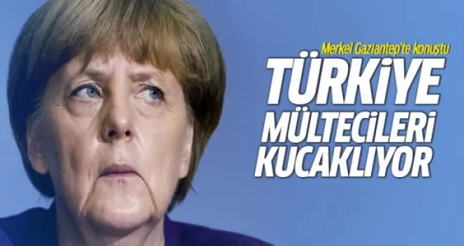 Merkel: Toplum mültecileri kucaklıyor