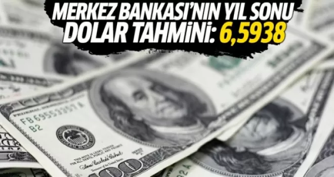 Merkez Bankası'nın Yıl Sonu Dolar Tahmini: 6,5938