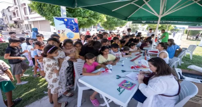 Mersin’de çocuklara bilim ve eğlence desteği