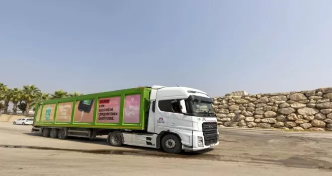 Mersin’de katı atıklar verimli ve sürdürülebilir şekilde taşınıyor