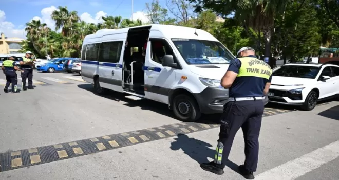 Mersin’de okul servislerine sıkı denetim