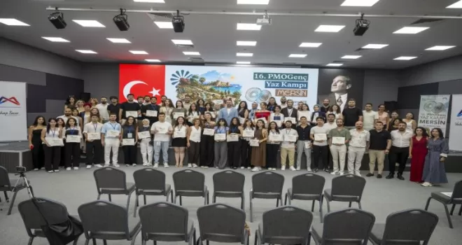 Mersin’de ‘Pmogenç Yaz Kampı’ sona erdi