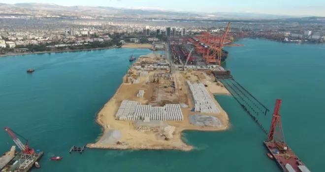 Mersin Limanı genişliyor... Mersin’in kapasitesi 1 milyon TEU artacak